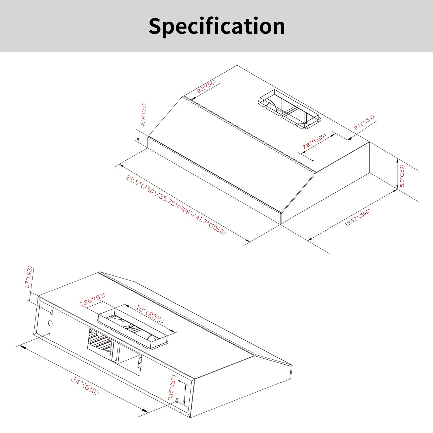 IKTCH Upgrated Under Cabinet Range Hood, 900 CFM Ducted Range Hood with 4 Speed Fan, Stainless Steel & Black Tempered Glass Range Hood with Gesture Sensing&Touch Control Making life Smarter